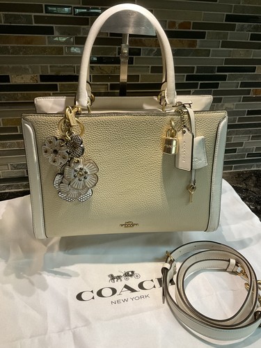 coach zoe carryall colorblock