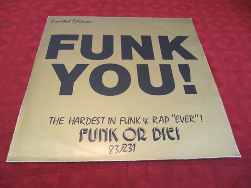 LP FUNK YOU! (1) The Hardest in Funk & Rap Ever PINK VINYL Lim Edit P/Mixed - Picture 4 of 11