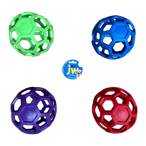 JW CAGE BALL HOLLE ROLLER ROLEE ALL SIZE AND COLOURS DOG TOY - Picture 3 of 6