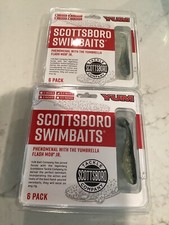 YUM Bait Co. 6 Pack Scottsboro Soft Swimbaits Sight Minnow 3.5” YSTS3M801, 807