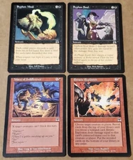 Magic The Gathering Sorcery Syphon Mind Soul Wave Indifference Erratic MTG