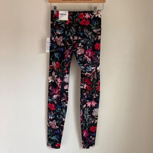 New Old Navy women's floral high-rise leggings size S - Picture 4 of 6