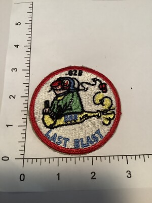 LARGE OLD U.S.A.F. LAST BLAST SQUADRON   PATCH