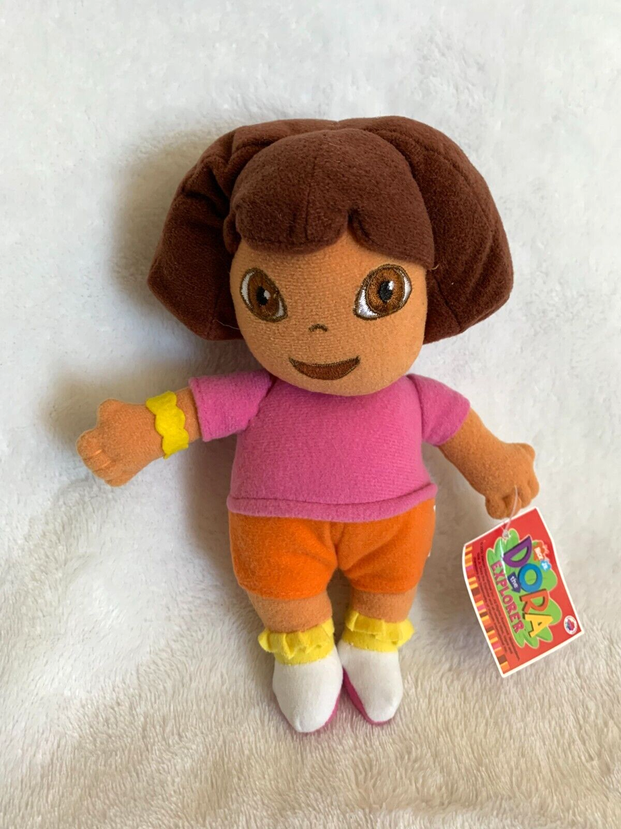 New Vintage 2002 Namco Dora The Explorer Stuffed Plush Doll 8