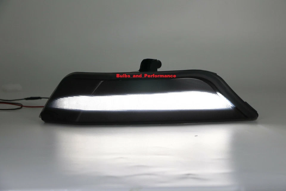 Smoked Lens Sequential LED Front Turn Signal Lights Lamps for 2015-2017 Mustang - Image 2 of 4