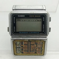 Casio Data Bank Quartz 563 DBC-600 Digital Vintage Watch For Parts WLD206CTH1