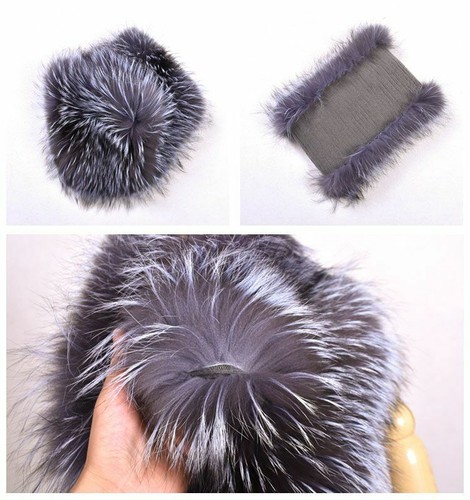 Women Real Fox Fur Cape Winter Warm Shawl Wraps For Bride Wedding Party - Picture 19 of 19