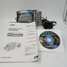 JVC Digital Video Camera GR-D72U MiniDV Camcorder "AS IS" "Parts Only"