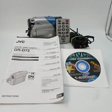 JVC Digital Video Camera GR-D72U MiniDV Camcorder "AS IS" "Parts Only"