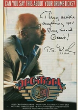 1997 small Print Ad of ProMark Drumsticks w TS Monk