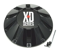 NEW KMC XD Wheel Center Cap Gloss Black fits 18" 20" 22" XD806 Bomb 451L215