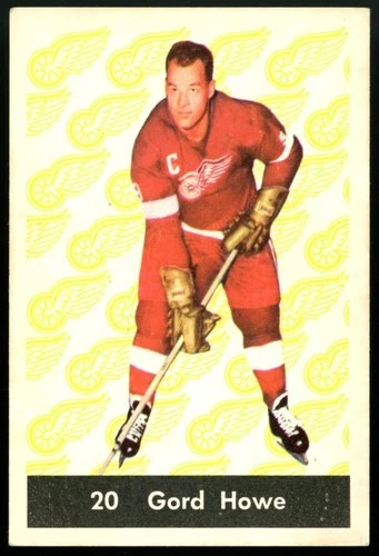 1961-62 Parkhurst HOCKEY #20 Gordie Howe Detroit Red Wings