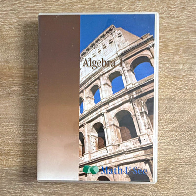 Math-U-See Algebra Educational Course Set Book & DVD Steven P. Demme