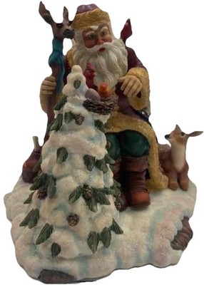 SAN FRANSICO MUSIC BOX COMPANY Winter Harmony by John Kissling Santa Deer LMT ED