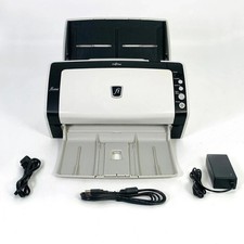 Fujitsu Fi-6130Z Color Duplex Sheet-Fed Document Scanner w/cables WORKS Great!!