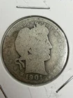 1901 Barber Quarter in Worn/Circulated Condition