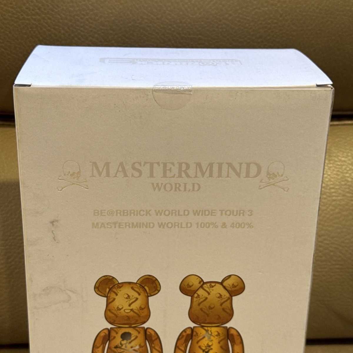 Bearbrick Mastermind Gold 100% & 400% World Wide Tour 3