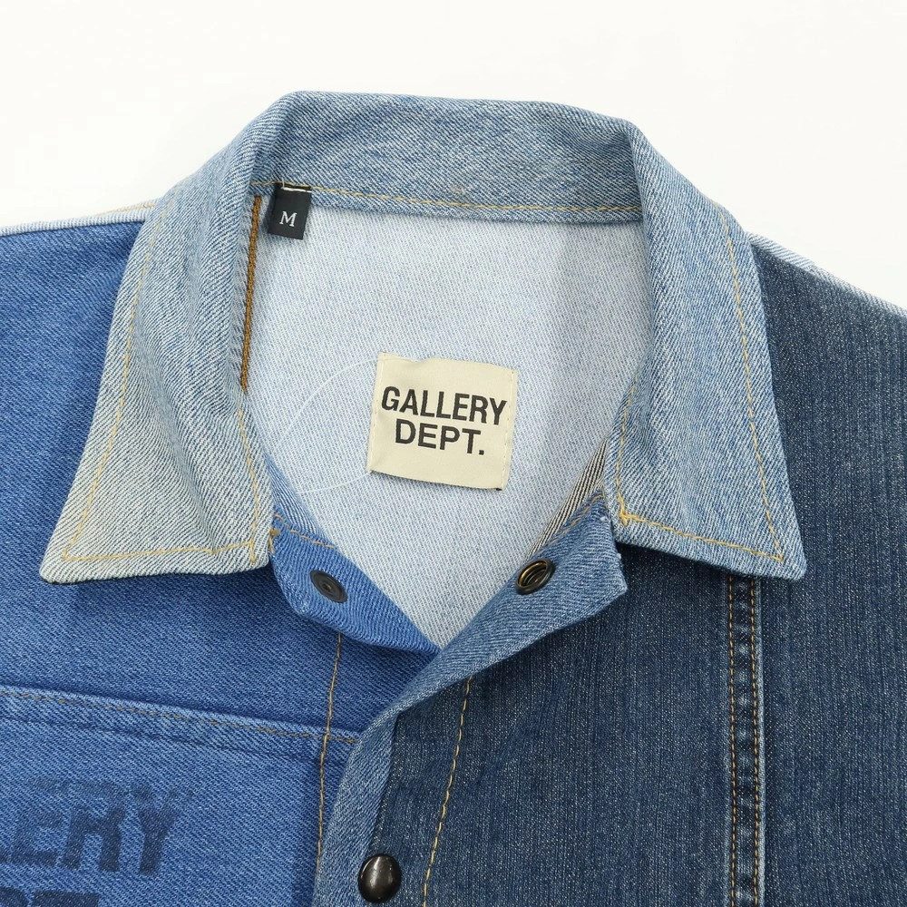 Gallery Dept Patchwork Denim Jacket Blue/Navy M U… - image 4