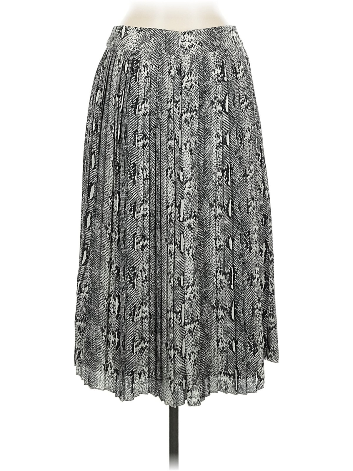 J. Crew Gray Black Python Snake Print Snakeskin P… - image 2