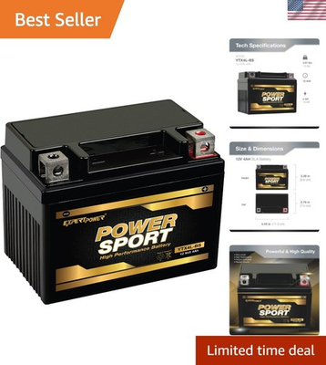 #ad #ad Sealed AGM 12V 4Ah Battery for Motorcycle and ATV Reliable Starting Power $34.40