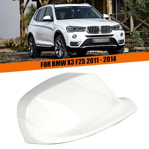 For BMW X3 F25 2011-2014 Right side white Painted Mirror Cover Cap Passenger RH