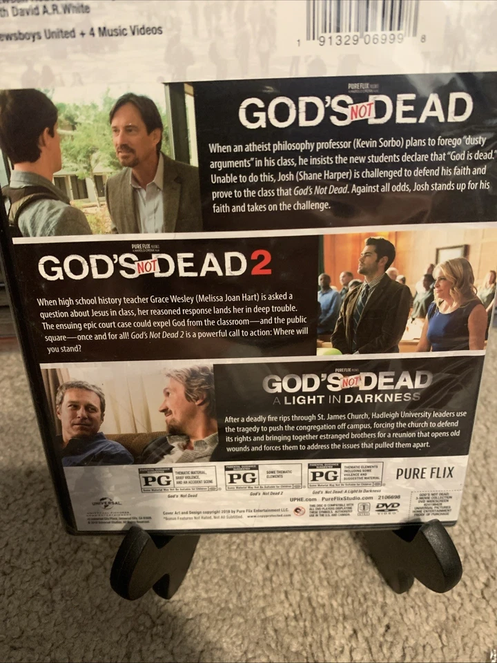 God's Not Dead: 3-Movie Collection New DVD BUY 3 DVDs GET 1 FREE - Image 4 of 4