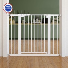 Safety Gate for Stairs Doorways Auto Close Pressure Mounted Baby Child Pets