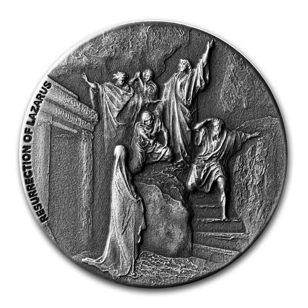 2020 2 oz Silver Coin - Biblical Series (Resurrection of Lazarus