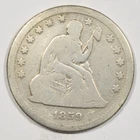 1859-O SEATED LIBERTY QUARTER ~ NICE FINE!