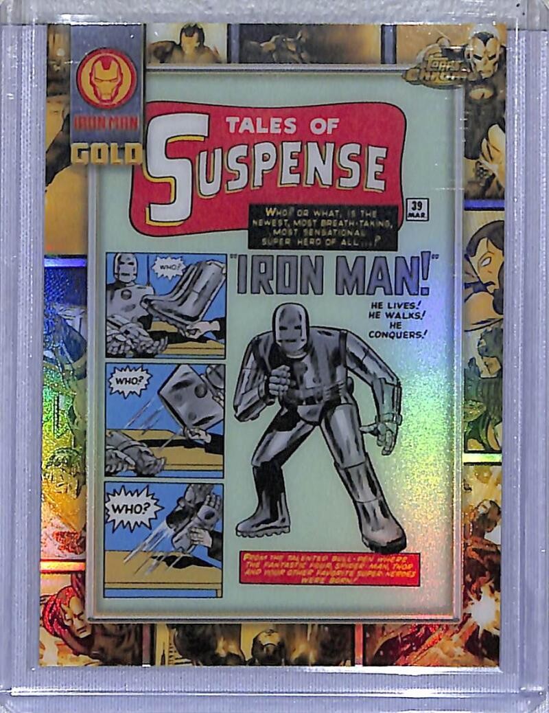 アイロンマン Iron Man 2025 Topps Chrome MARVEL Iron Man Gold Card #IM-5