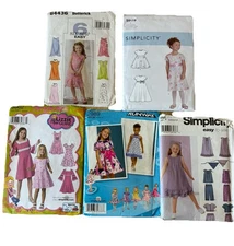 5 Girls School Dresses Sundress Lizzie McGuire Project Runway Cute Sew Patterns