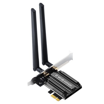 WiFi 6E AX5400 PCIe Adapter Bluetooth 5.3 Triple Band 2.4G 5G 6G