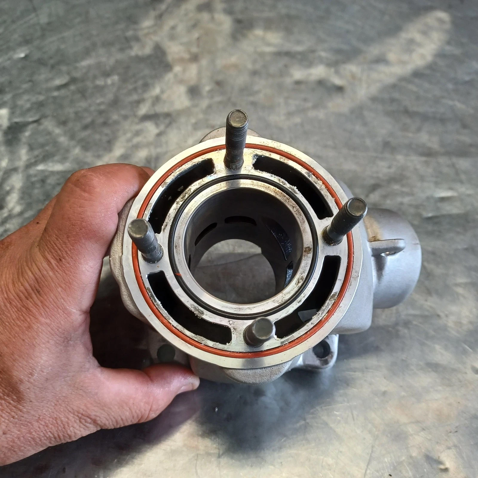 2000 Yamaha Yz80 Engine Motor Cylinder Bore Jug