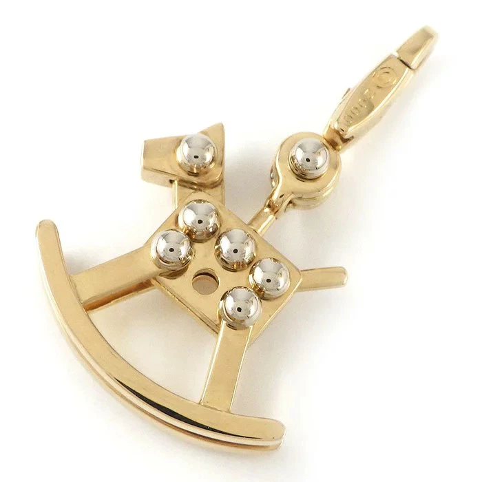 Cartier Charm Schaukelpferd 750(18K) Weißgold Gelb *DLR5701