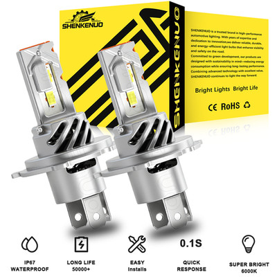 For Honda Insight 2000-2006 2pc H4 9003 LED Headlight High Low Beam Bulbs 6500K