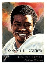 2001 Topps Gallery #112 Ken-Yon Rambo RC Rookie Card. rookie card picture
