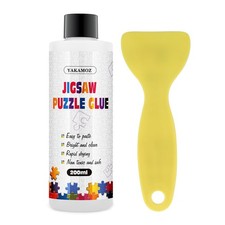 Clear Jigsaw Puzzle Glue with Precision Applicator   Non-Toxic, Quick Dry
