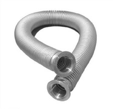Bellows Pipe Tube Flexible Hose Vacuum Corrugated Stainless Steel 1000Mm KF-2 oq