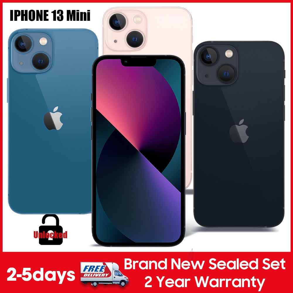 New Sealed Apple iPhone 13 Mini Factory Unlocked 256GB/128GB ALL