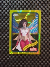 2025 Topps Chrome Marvel Layla El Faouly #10 Yellow Lava Refractor