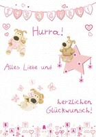 Geburt Baby Freudiges Ereignis Unverpackte GlüCkwunschkarte Mit Umschlag It's A