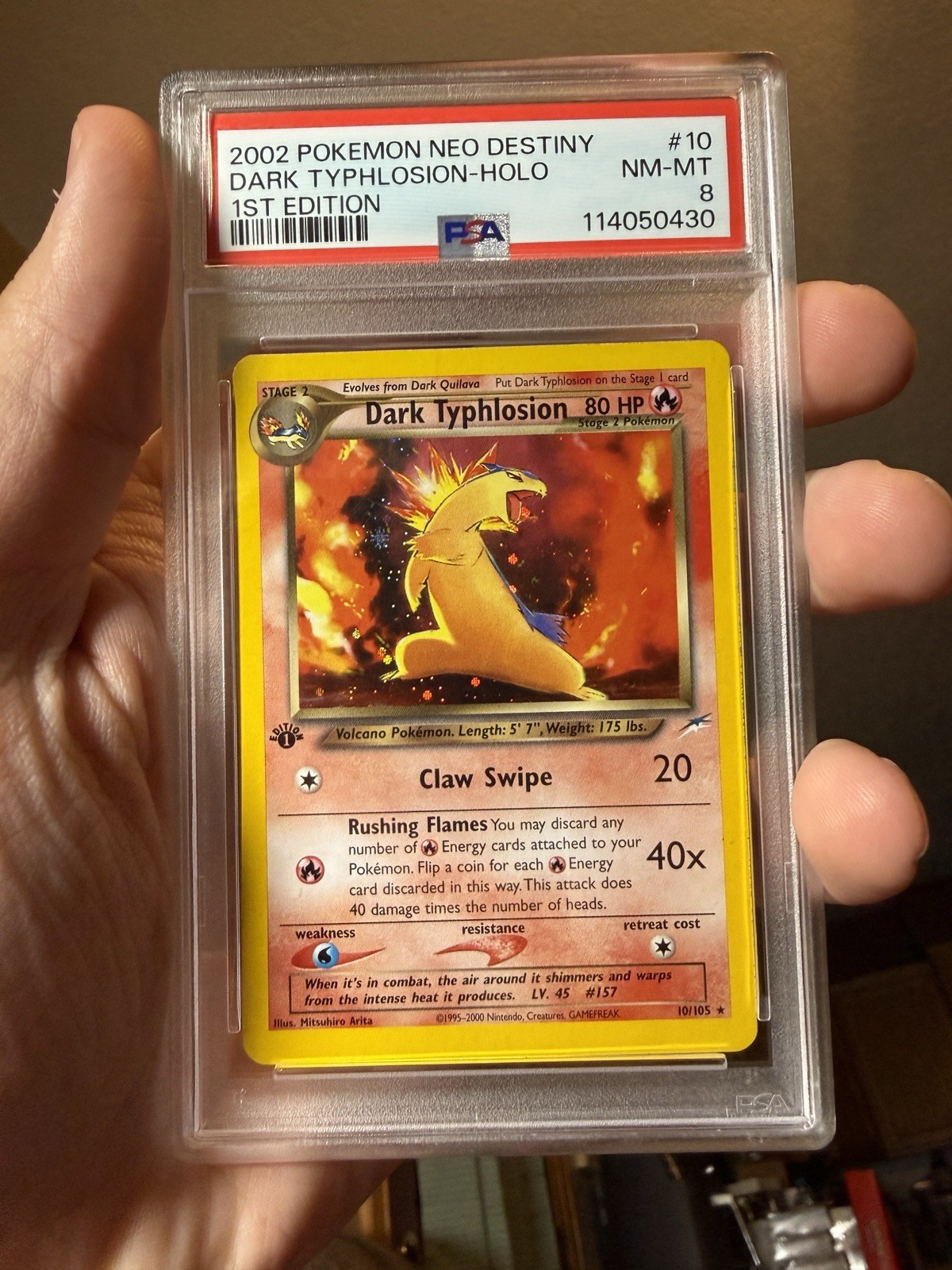 Dark Typhlosion 2002 Neo Destiny #10/105 1st Edition Holo Price