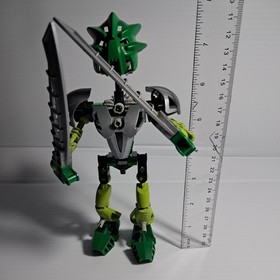 LEGO Bionicle Toa Nuva 8567: Lewa Nuva Green (complete) (No Canister, No Manual)