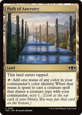 Path of Ancestry - 382 - NM - Commander: Tarkir: Dragonstorm