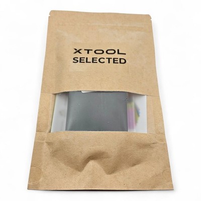 60 x XTOOL SELECTED Schwarze Metall-Visitenkarten für Lasergravur
