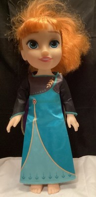 Frozen Magic: Anna Toddler Doll 13  no shoes or crown