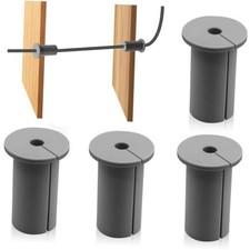 Gray 4Pcs Cable Grommet Routing Kit for Starlink Wall Grommets