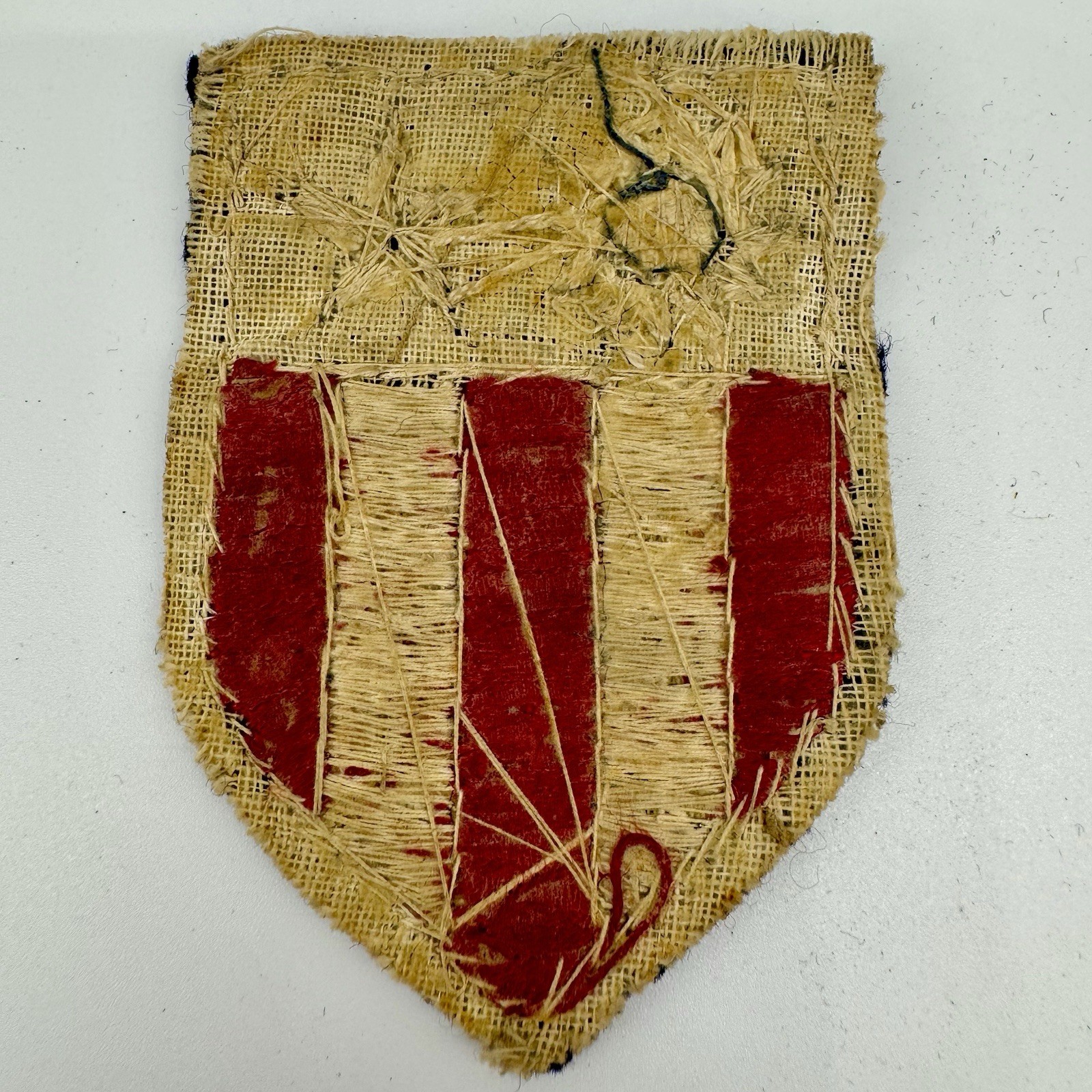 WWII Flying Tigers 14th AF Hand-Painted Leather Patches • Theater-Made Authentic