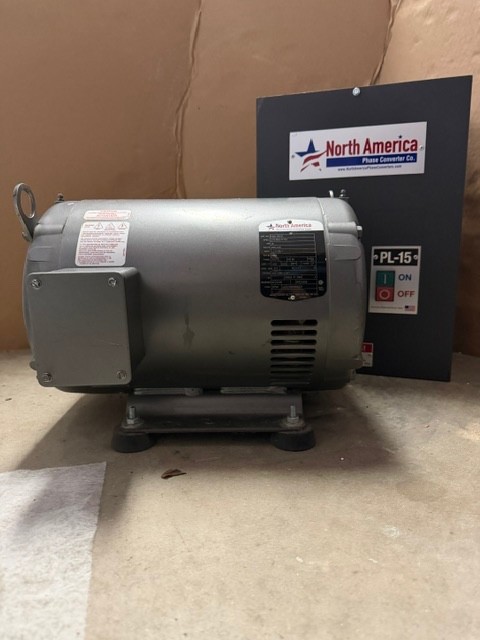 North America Phase Converter Co. PL-15 Rotary Phase Converter (15 HP, 208-240V)