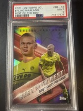 Erling Haaland 2021-22 Best of the Best #BB-01 PSA 9 (MINT) Soccer Card
